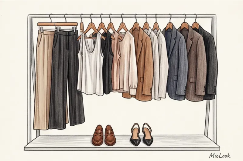 Офисная капсула: как составить 30 образов из 12 вещей - 8