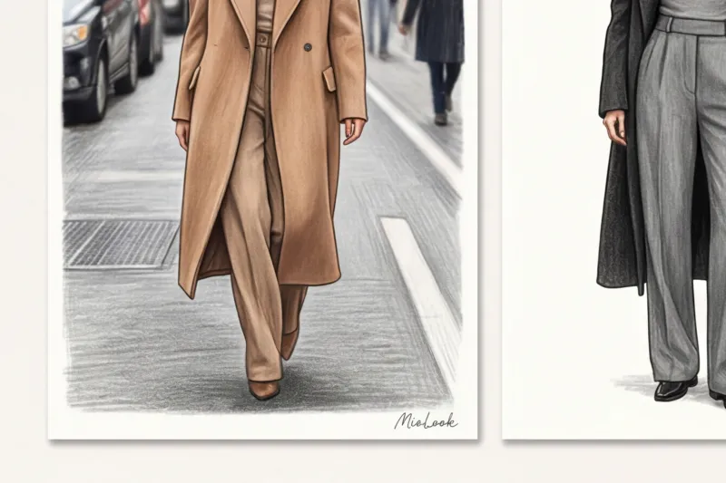 С чем носить длинное пальто макси: стильные образы на каждый день - 7