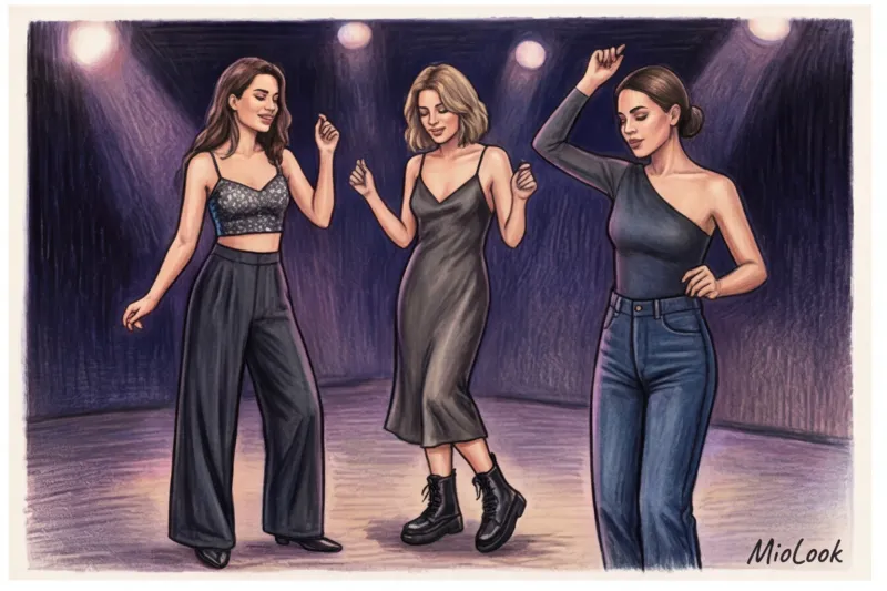 В чем пойти в клуб девушке: дерзкие и удобные образы для танцев - 9