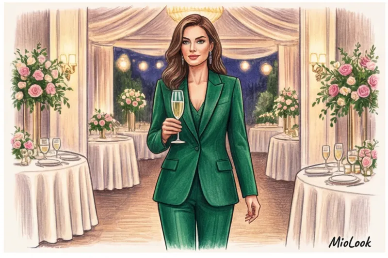 Брючный костюм на свадьбу женский: роскошная альтернатива платью - 8