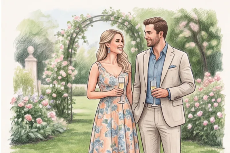 Как паре одеться на свадьбу: парные образы для гостей - 3