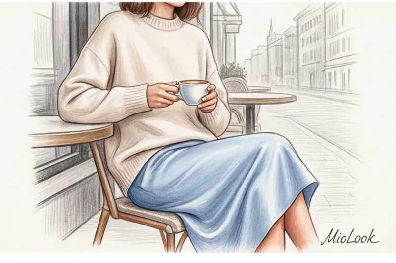 Пастельная палитра: как сочетать розовый, голубой и кремовый оттенки в образах - 7