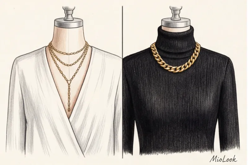 Многослойность в украшениях: как красиво носить несколько цепочек - 4