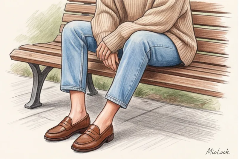 С чем носить женские лоферы: от офиса до повседневных образов - 4