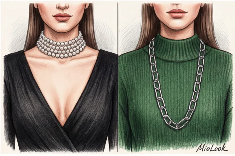 Шпаргалка по стилю: как подобрать украшение к вырезу платья или топа - 8