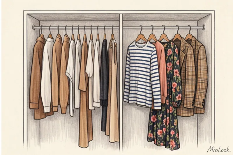 Как сочетать принты с однотонной одеждой: цветовые правила - 6