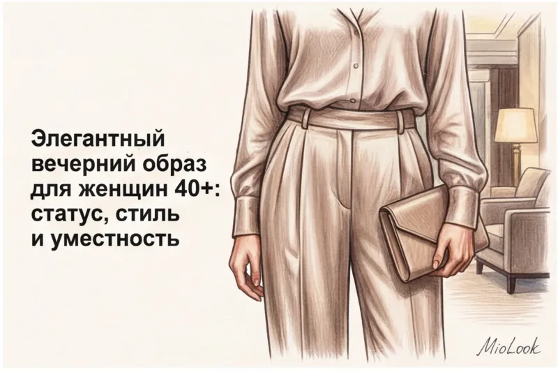 Элегантный вечерний образ для женщин 40+: статус, стиль и уместность - 7