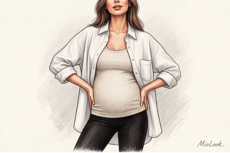 Мужской гардероб для беременных: какие вещи одолжить у партнера - 2