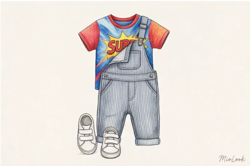 Как сочетать цвета и принты в детском гардеробе: советы стилистов - 3