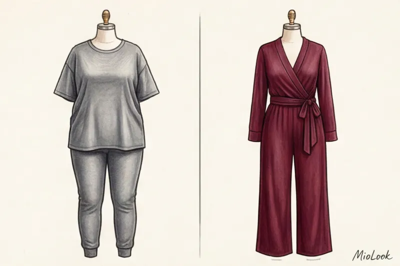 Домашняя одежда plus size: стильные и удобные образы для полных девушек - 5