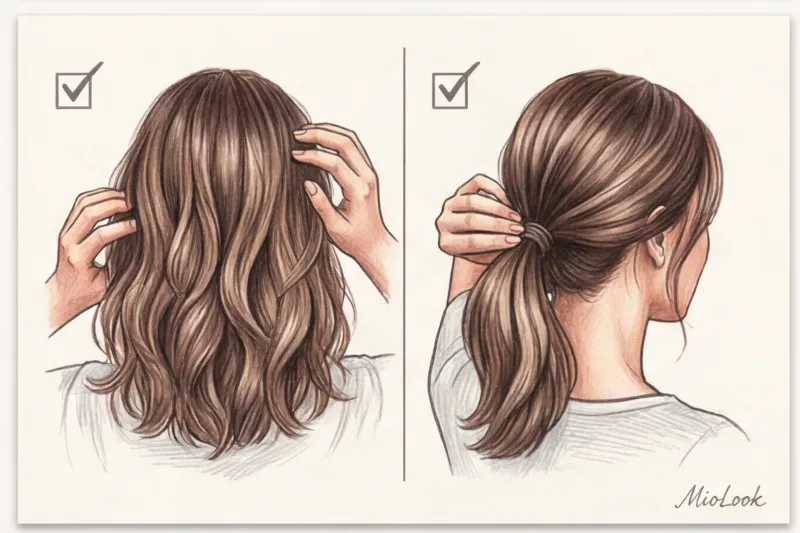 Как подобрать практичную стрижку для декрета с помощью нейросетей - 4