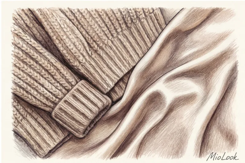 Свитер поверх платья: как правильно сочетать фактуры и длины - 9