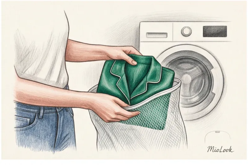 Как ухаживать за пижамами из деликатных тканей: стирка, сушка и глажка - 8