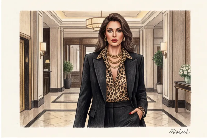 Эстетика Mob Wife: тренд на роскошь, леопард и максимализм - 3