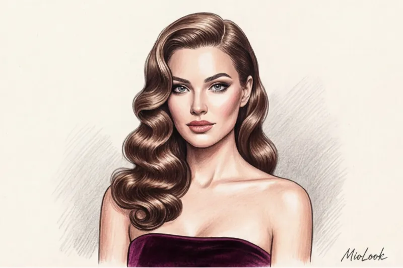 Вечерние укладки знаменитостей: от голливудской волны до небрежного пучка - 2