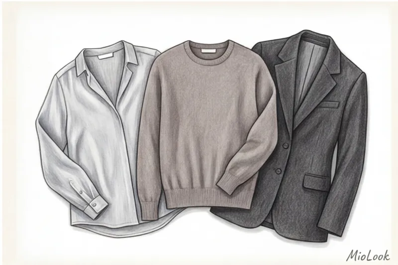 Как носить серый цвет и не стать «серой мышкой» или старше своих лет - 9