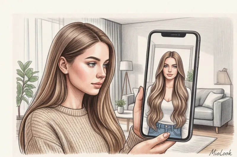 How to try on long hair from a photo and avoid mistakes