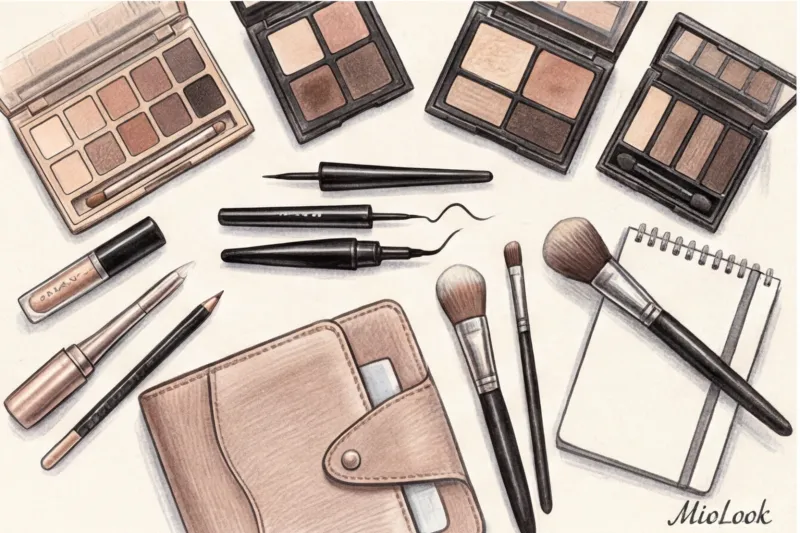 Виртуальный макияж глаз: подбираем стрелки и тени по форме век - 7