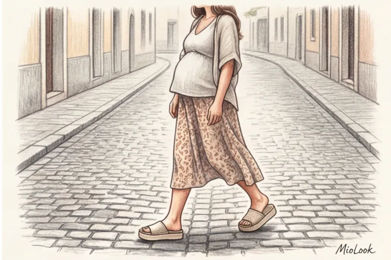 Летняя обувь для будущих мам: дышащие сандалии, шлепанцы и эспадрильи - 3