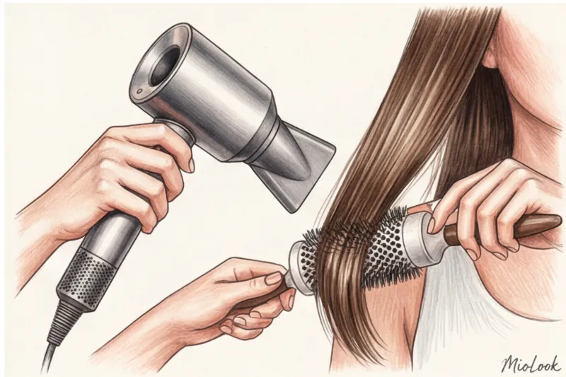 Как правильно сушить волосы феном без повреждений - 9