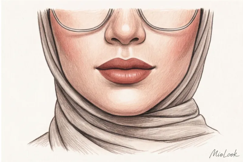 Макияж для тех, кто носит хиджаб и очки - 6