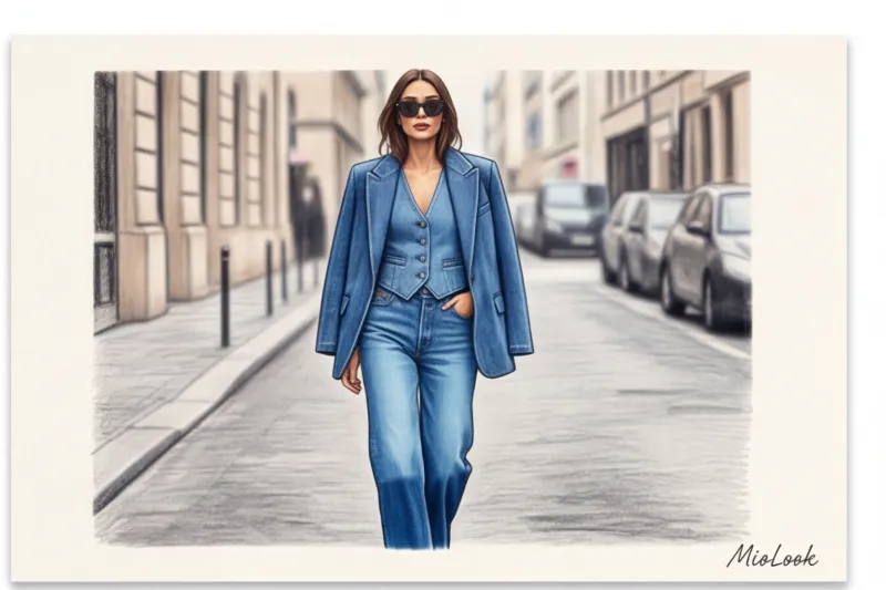 Тотал Деним: как составить актуальный джинсовый монохром - 3