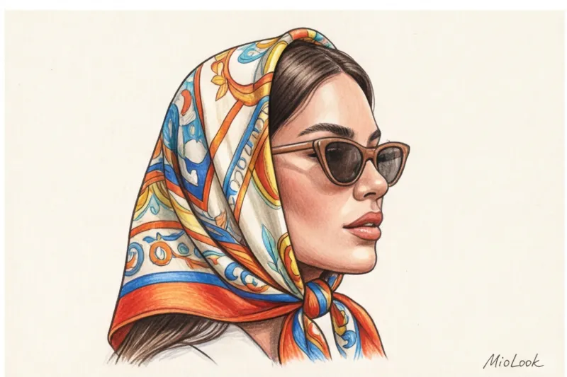 Как красиво завязать платок на голове: советы стилиста