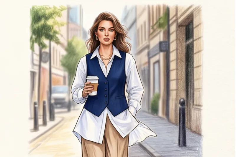 Вязаные и костюмные жилеты: главный элемент многослойного гардероба - 1