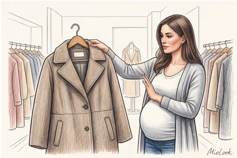 Как носить обычную верхнюю одежду беременным: куртки и пальто - 9