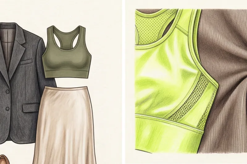 Спортивные топы и бра в повседневных образах: стильные сочетания - 2