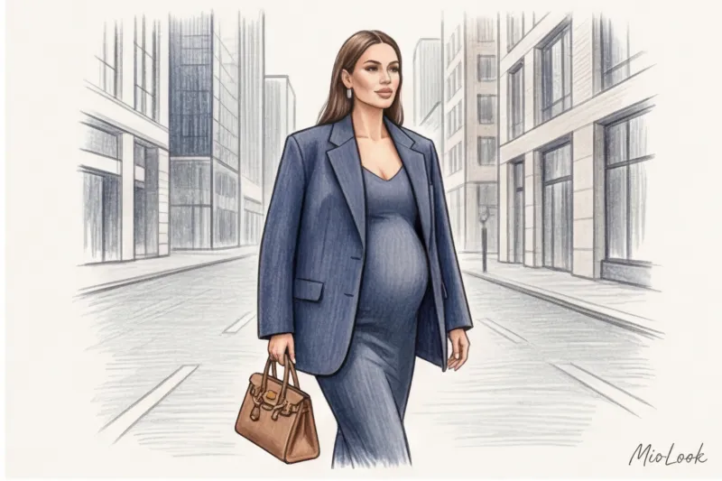 Меняющееся тело: как ИИ адаптирует гардероб для беременных и молодых мам - 3