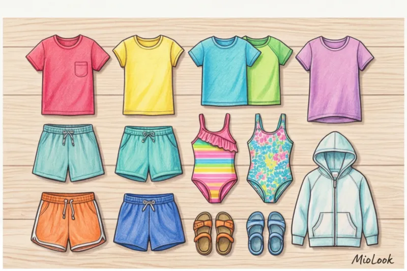 Детский гардероб в отпуск: что взять, чтобы не везти лишнего - 2