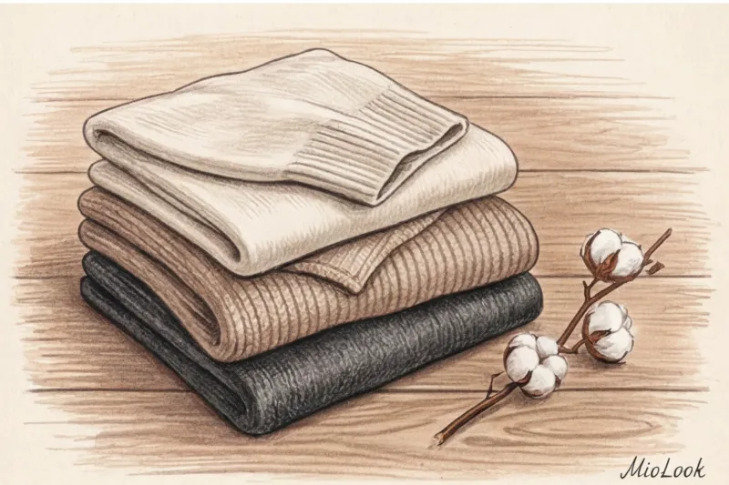 Теплая одежда для дома: стильные трикотажные костюмы на зиму - 8