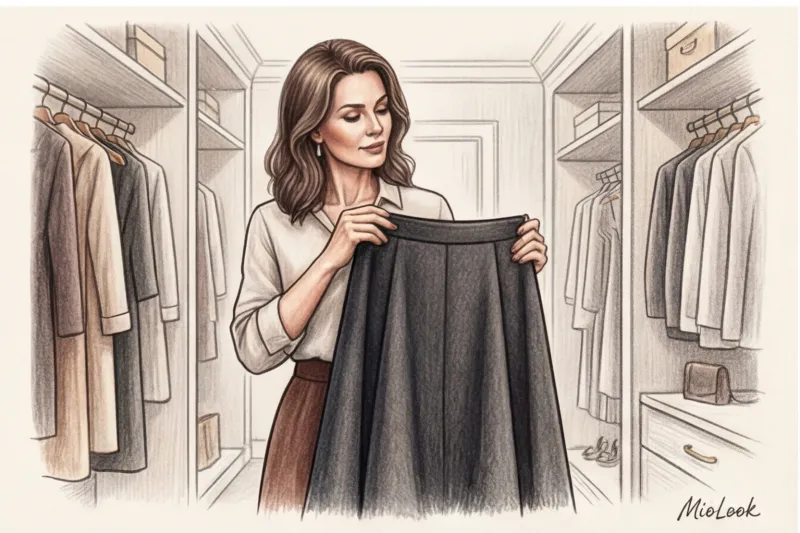 Юбки, которые делают талию: от плиссе до А-силуэта - 1