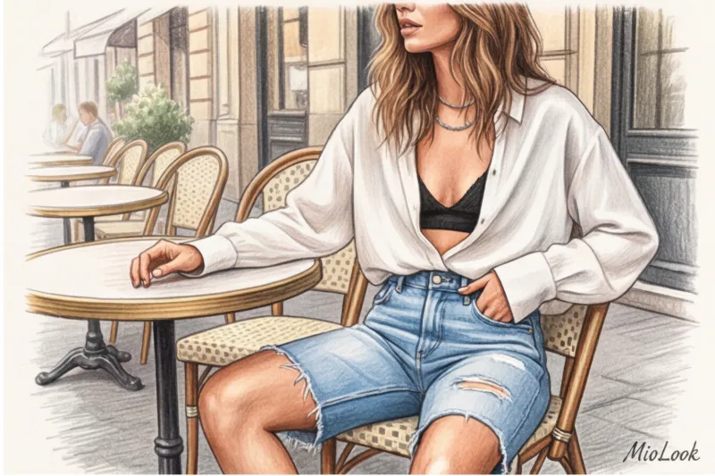 Летний рок-стиль: винтажные футболки, деним и легкая небрежность - 3