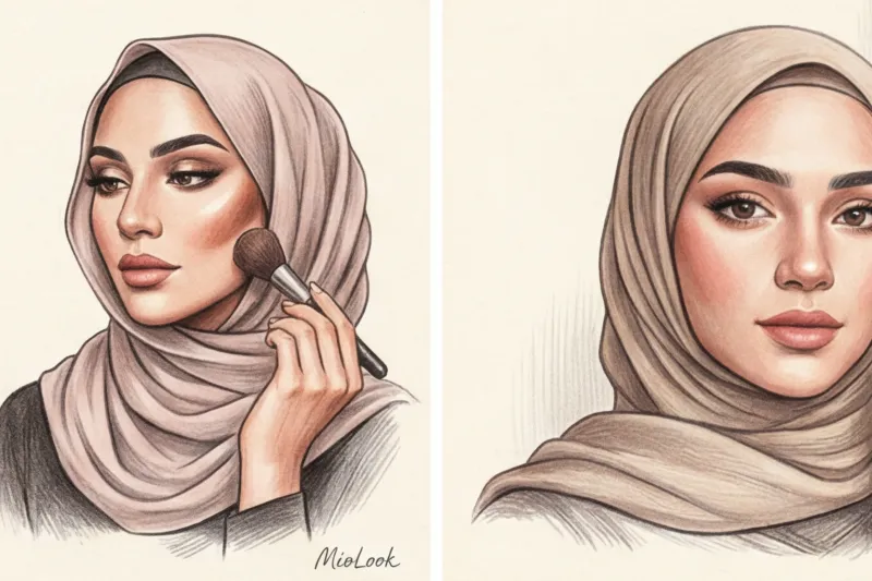 Как подобрать оттенки макияжа под цвет хиджаба или тюрбана - 5