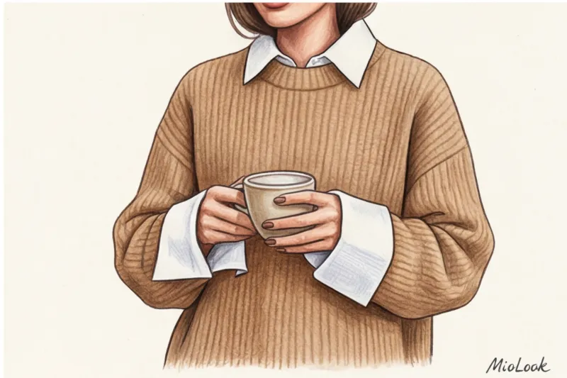 Многослойные луки с белой рубашкой: от строгого офиса до расслабленного кэжуал - 9