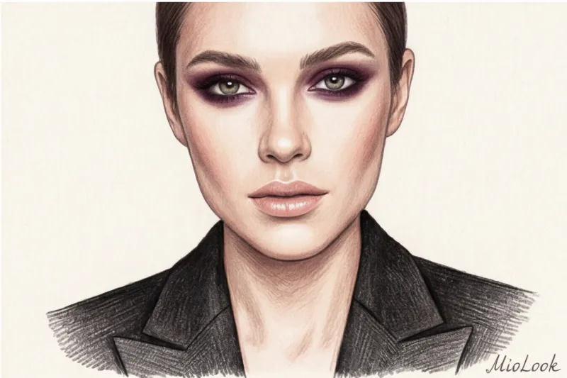 Тренды вечернего макияжа: блестки, стразы и гранж - 9