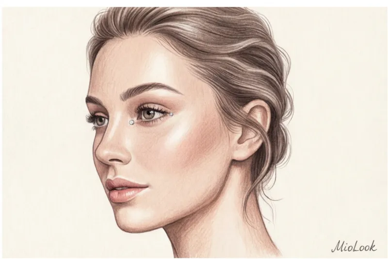 Evening makeup trends: glitter, rhinestones, and grunge