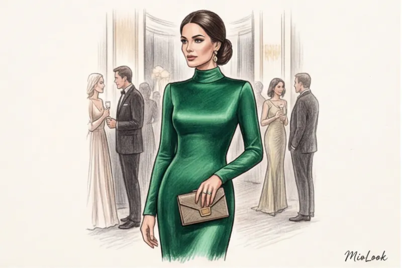 Закрытые вечерние платья: секреты выбора и примерка