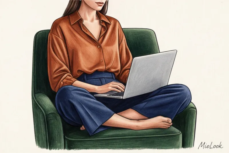 Одежда для удаленки: как одеваться дома, чтобы быть продуктивной - 5