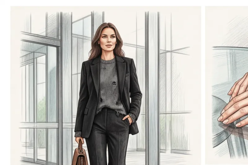 Рок стиль в деловой одежде: гид по офисному гранжу