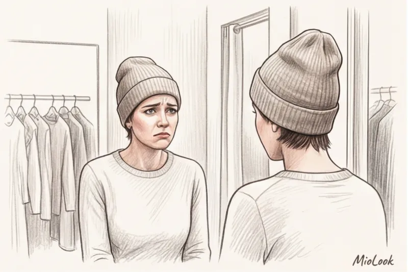 Stylish hats for short hair: fall-winter