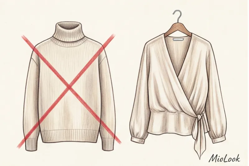 Квадратное лицо: как смягчить черты с помощью правильных вырезов и украшений - 4