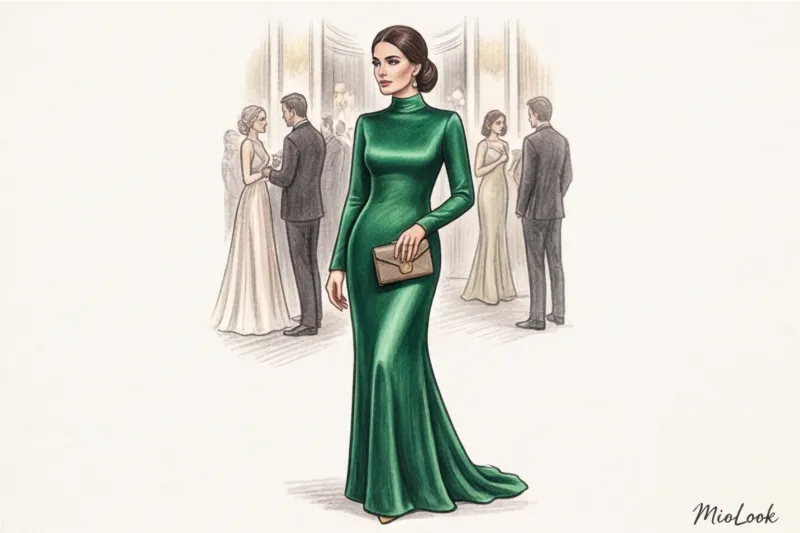 Закрытые вечерние платья: виртуальная примерка нарядов для торжества - 8