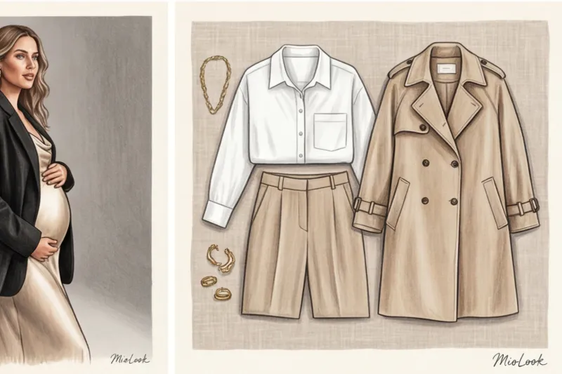 Что надеть на беременную фотосессию: лучшие идеи образов - 9