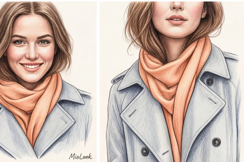 С чем носить платок весной: идеальная пара для тренча - 3