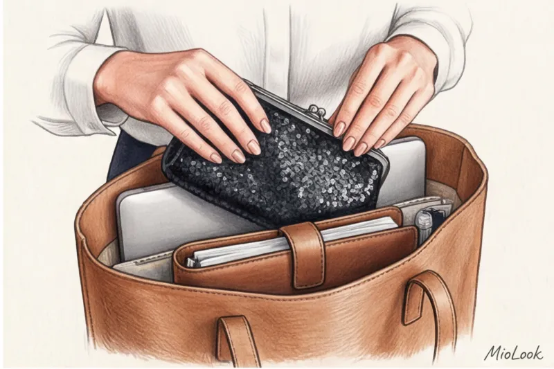 От шоппера к клатчу: как замена сумки меняет настроение всего лука - 3
