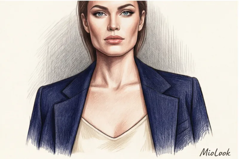 Квадратное лицо: как смягчить черты с помощью правильных вырезов и украшений - 7