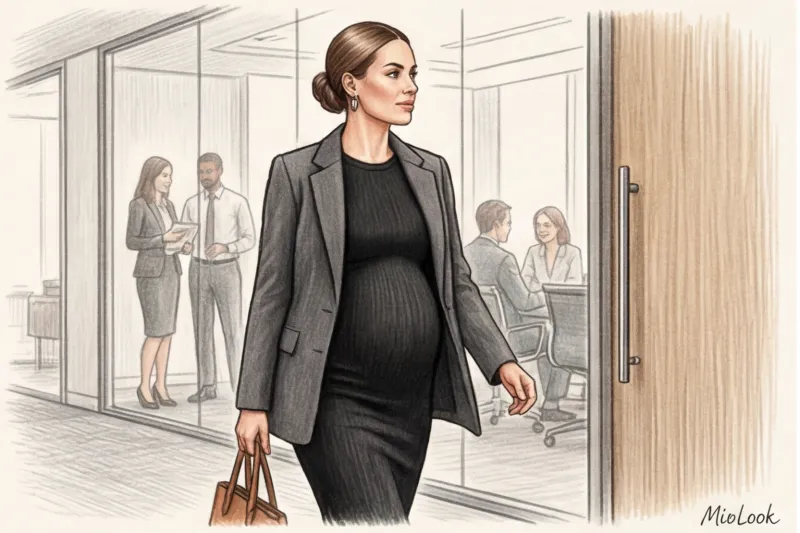 Офисный стиль для беременных: как соблюдать дресс-код с комфортом - 4